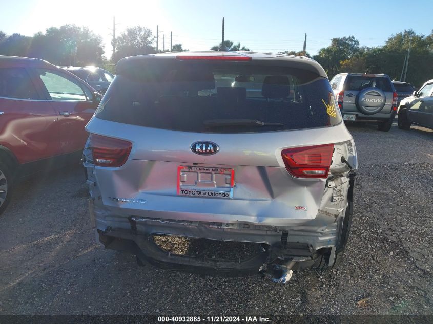 2019 Kia Sorento 2.4L L VIN: 5XYPG4A31KG549732 Lot: 40932885