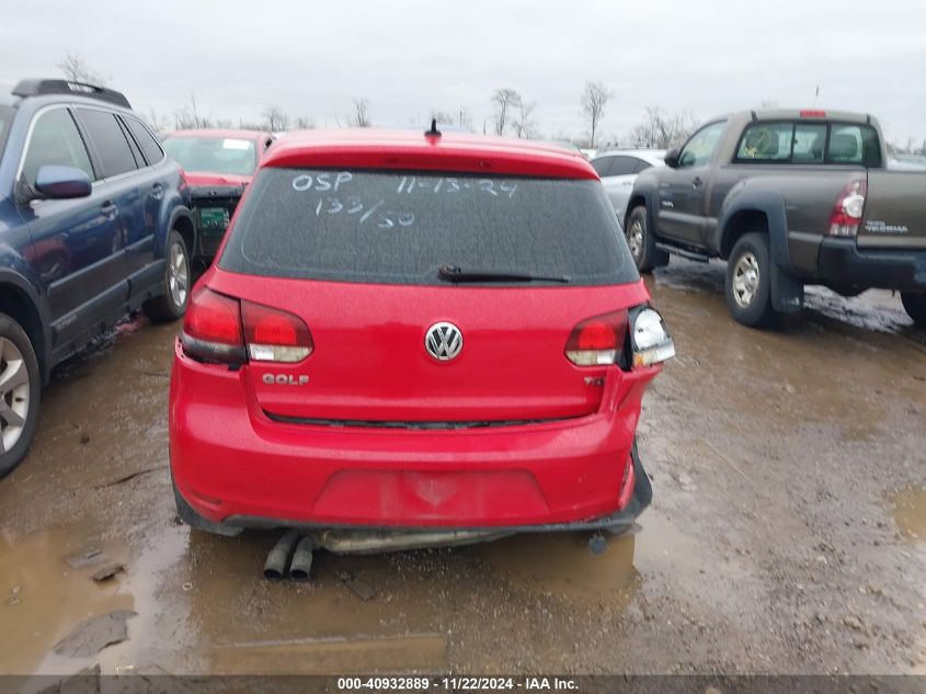 2012 Volkswagen Golf Tdi 4-Door VIN: WVWDM7AJXCW249879 Lot: 40932889