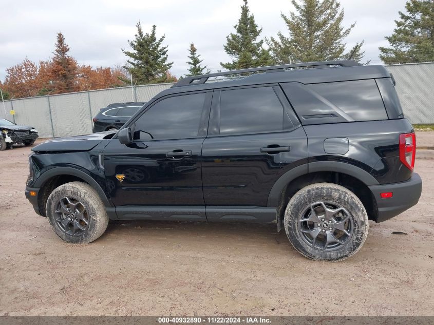 2021 Ford Bronco Sport Badlands VIN: 3FMCR9D98MRB34353 Lot: 40932890