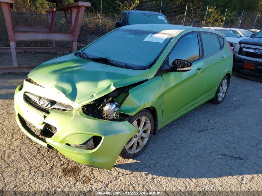 2014 Hyundai Accent Se VIN: KMHCU5AE3EU167635 Lot: 40932909