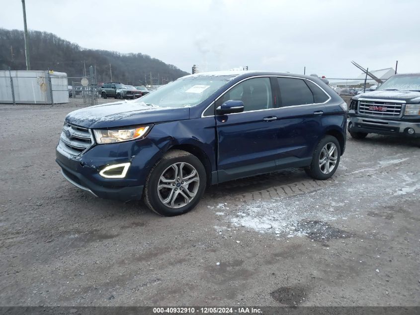 VIN 2FMPK4K92GBB82963 2016 Ford Edge, Titanium no.2