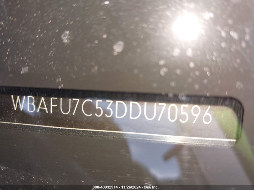 2013 BMW 535I XDRIVE - WBAFU7C53DDU70596