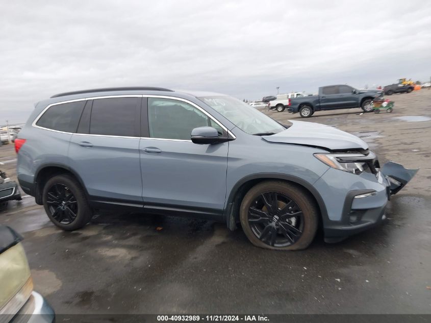 2022 Honda Pilot Awd Special Edition VIN: 5FNYF6H28NB071921 Lot: 40932989