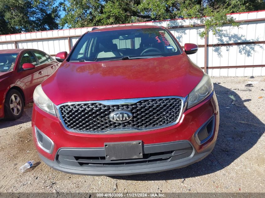 2016 Kia Sorento 2.4L Lx VIN: 5XYPG4A35GG074013 Lot: 40933005