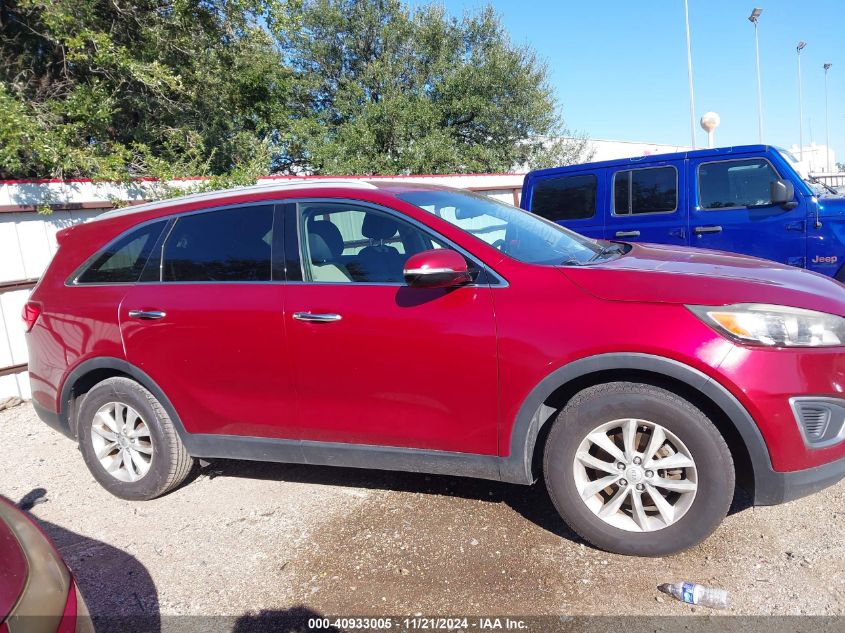 2016 Kia Sorento 2.4L Lx VIN: 5XYPG4A35GG074013 Lot: 40933005