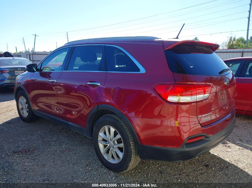 2016 Kia Sorento 2.4L Lx VIN: 5XYPG4A35GG074013 Lot: 40933005