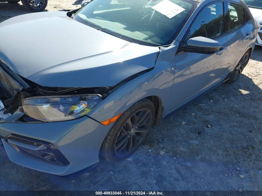 2021 HONDA CIVIC VIN: SHHFK7H41MU230012