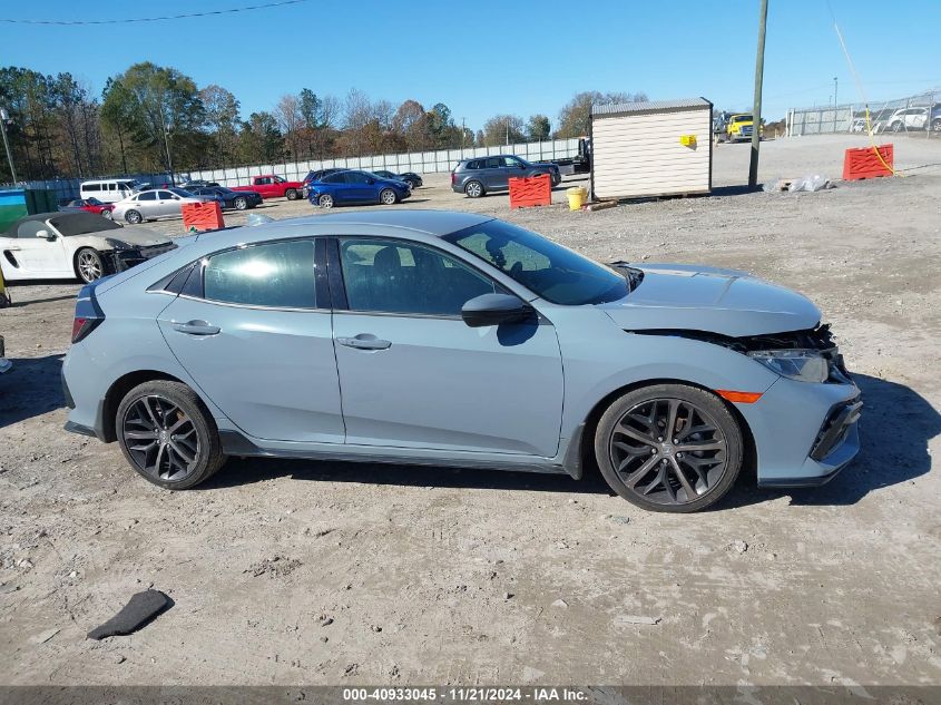 2021 HONDA CIVIC VIN: SHHFK7H41MU230012