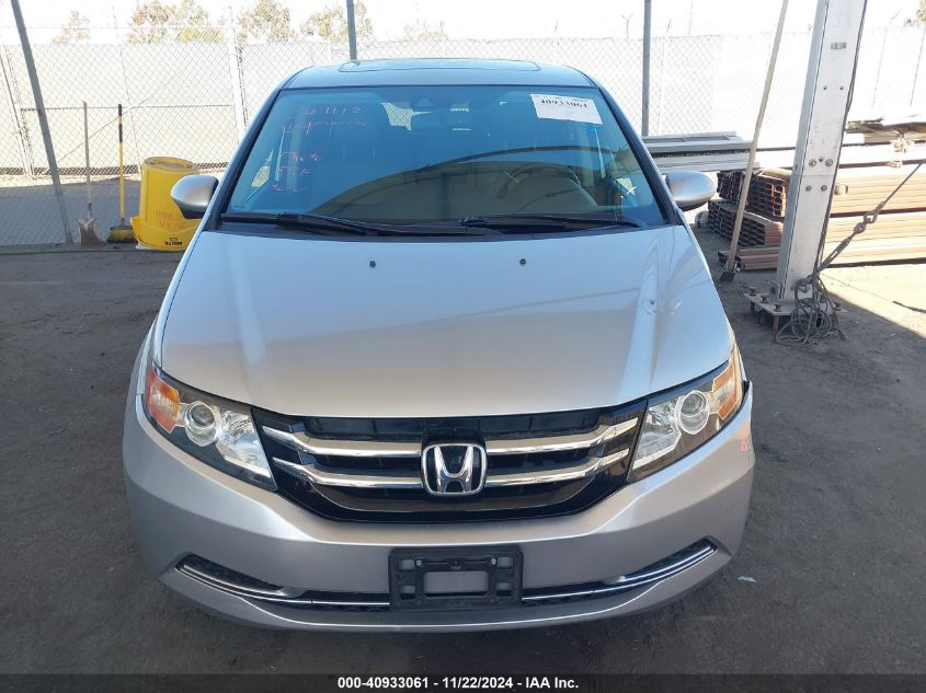 2014 Honda Odyssey Ex-L VIN: 5FNRL5H65EB047022 Lot: 40933061