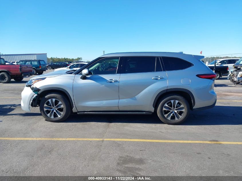 2021 Toyota Highlander Xle VIN: 5TDHZRAH5MS514804 Lot: 40933143