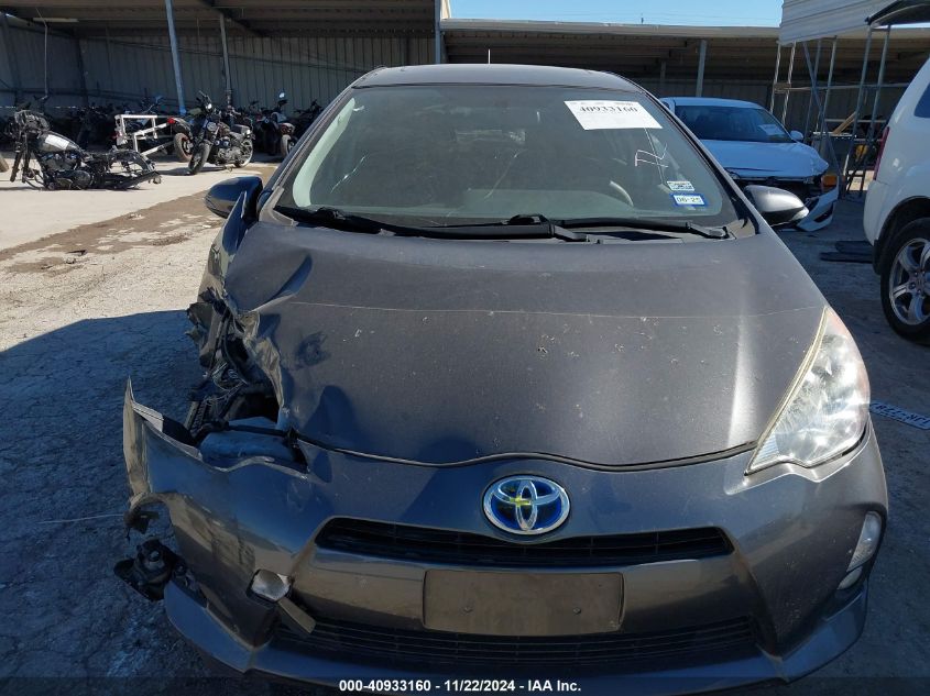 2012 Toyota Prius C Four VIN: JTDKDTB39C1022695 Lot: 40933160