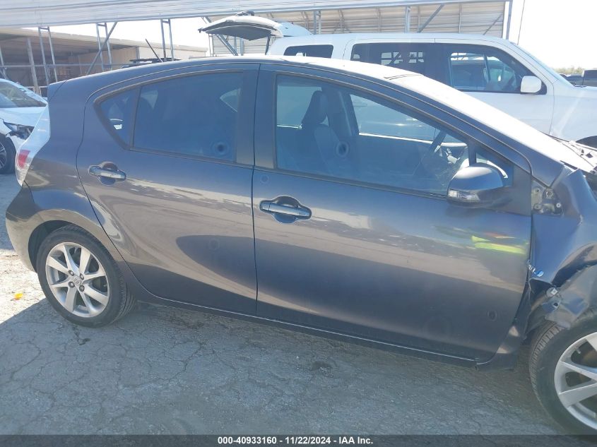 2012 Toyota Prius C Four VIN: JTDKDTB39C1022695 Lot: 40933160