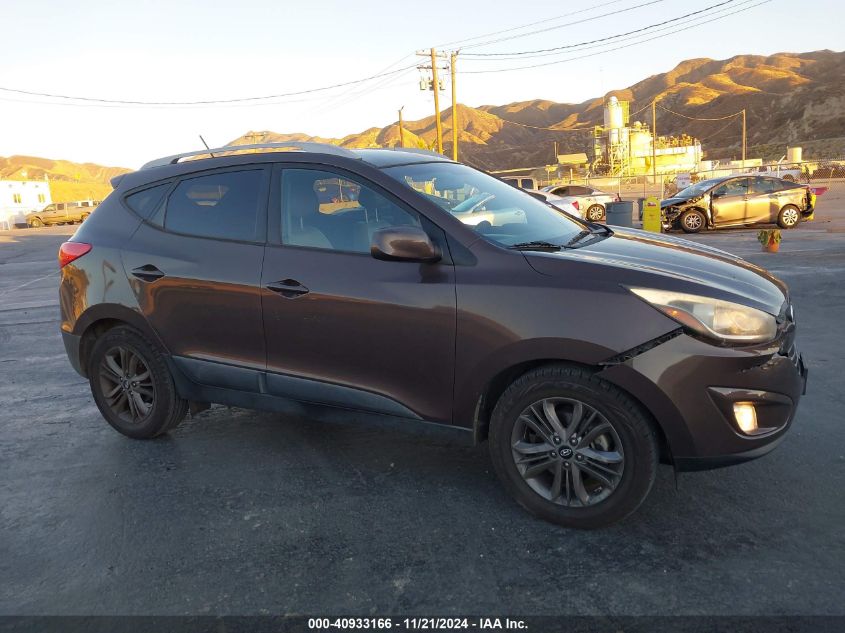 2014 Hyundai Tucson Se VIN: KM8JU3AGXEU827022 Lot: 40933166