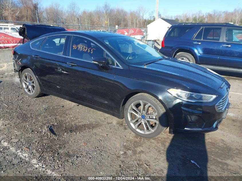 VIN 3FA6P0CD4KR237698 2019 Ford Fusion, Sel no.1