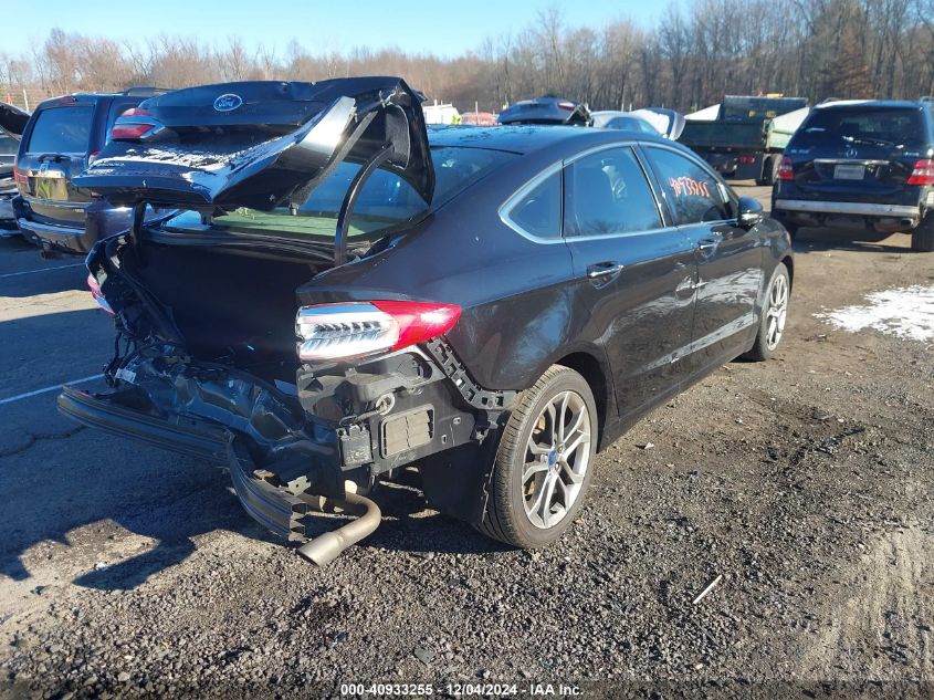 2019 FORD FUSION SEL - 3FA6P0CD4KR237698