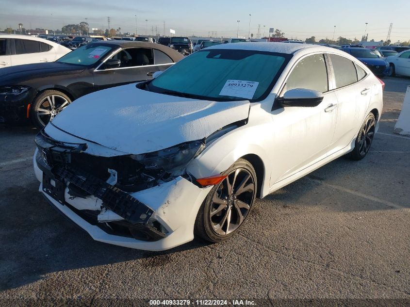 2020 Honda Civic Sport VIN: 2HGFC2F8XLH544923 Lot: 40933279