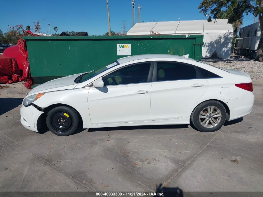 2013 Hyundai Sonata Gls VIN: 5NPEB4AC3DH752140 Lot: 40933309