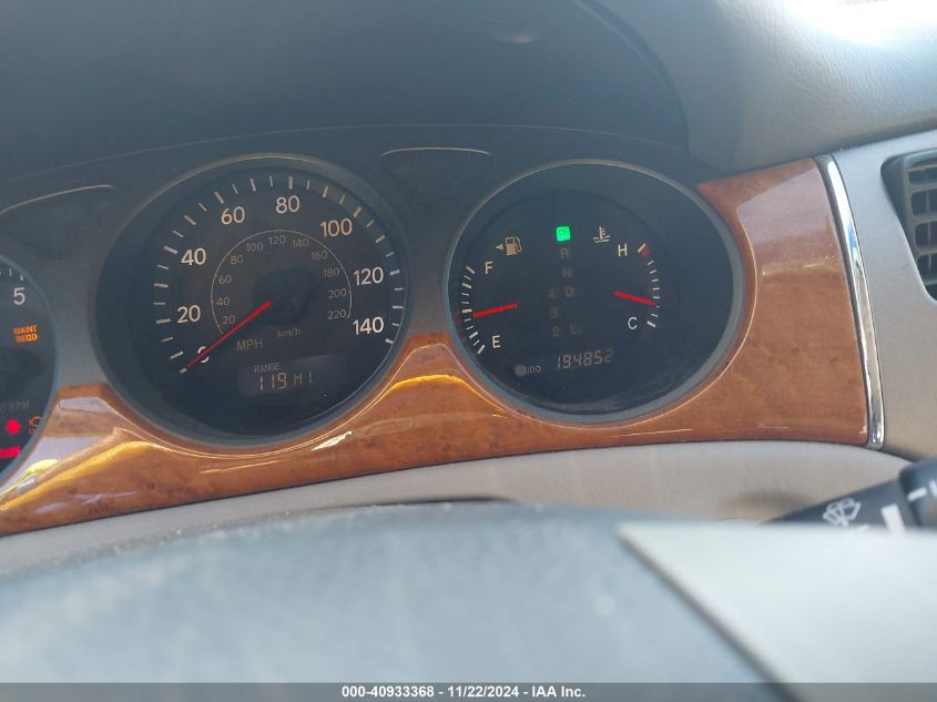 2005 Lexus Es 330 VIN: JTHBA30G655141233 Lot: 40933368