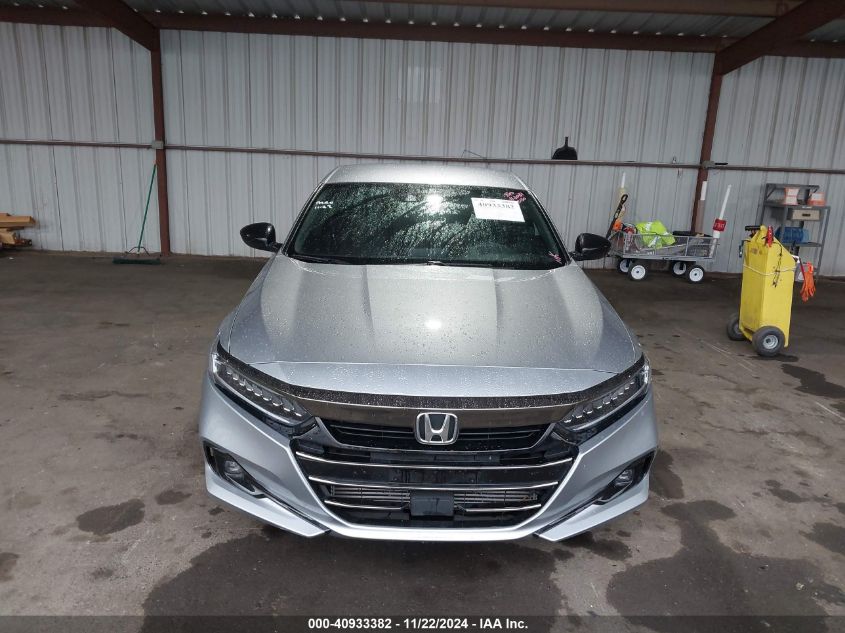 2022 Honda Accord Sport VIN: 1HGCV1F35NA098130 Lot: 40933382