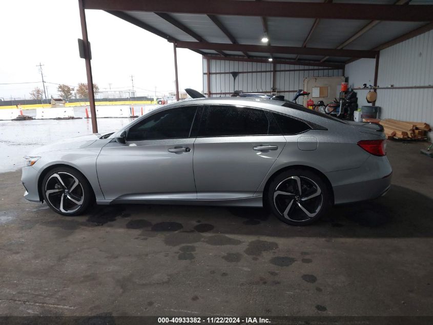 2022 Honda Accord Sport VIN: 1HGCV1F35NA098130 Lot: 40933382