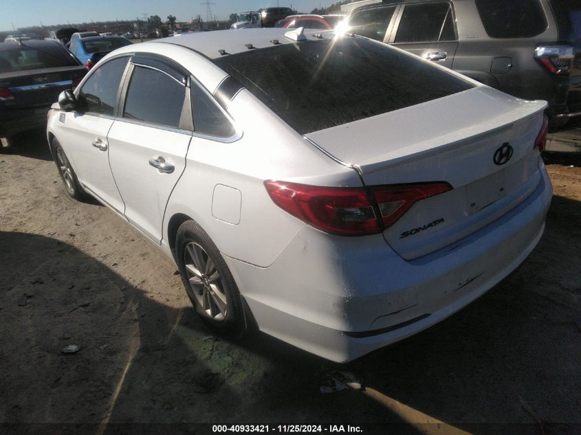 VIN 5NPE24AF9GH353702 2016 Hyundai Sonata, SE no.3