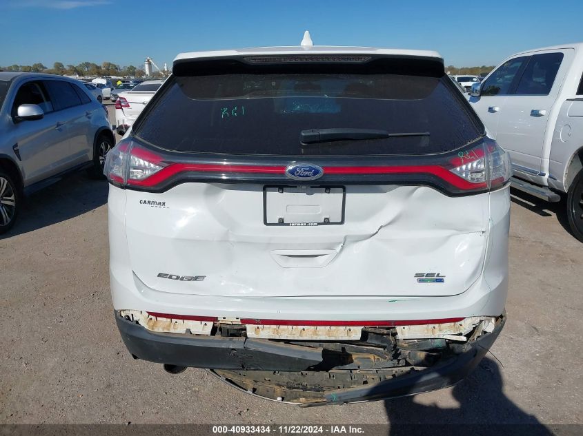 2017 Ford Edge Sel VIN: 2FMPK4J94HBC32670 Lot: 40933434