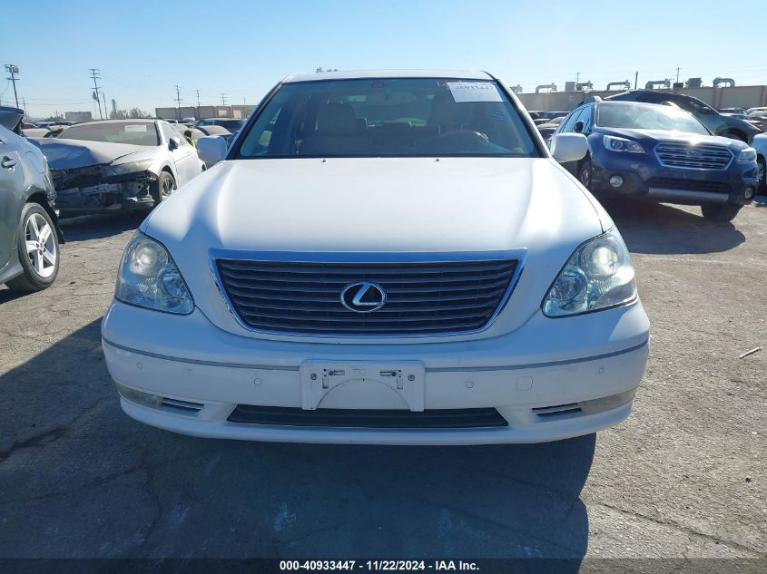 2006 Lexus Ls 430 VIN: JTHBN36F465041281 Lot: 40933447