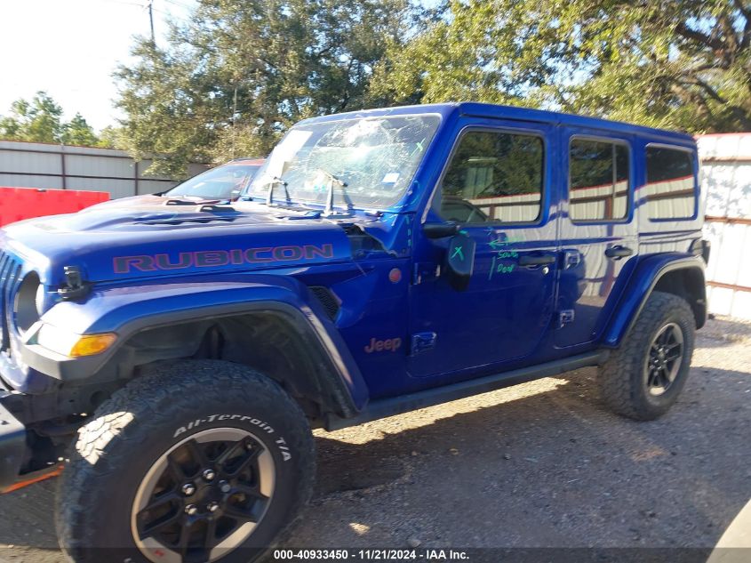 2018 Jeep Wrangler Unlimited Rubicon 4X4 VIN: 1C4HJXFG8JW293349 Lot: 40933450