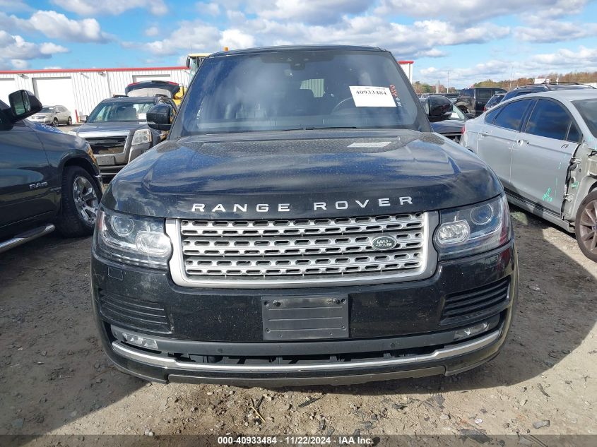 2017 Land Rover Range Rover 5.0L V8 Supercharged VIN: SALGS2FE4HA367554 Lot: 40933484