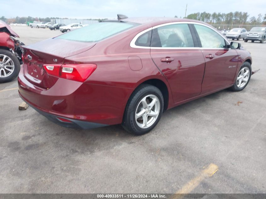 VIN 1G1ZB5ST1GF223430 2016 Chevrolet Malibu, LS no.4