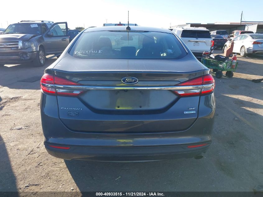 2018 Ford Fusion Se VIN: 3FA6P0HDXJR276965 Lot: 40933515