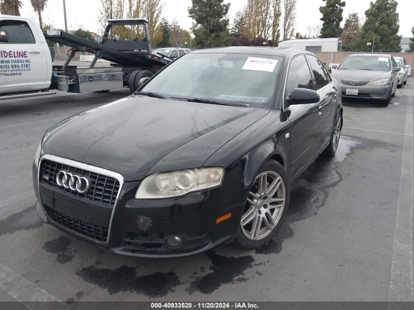 2008 Audi A4 2.0T VIN: WAUAF78E68A003256 Lot: 40933528