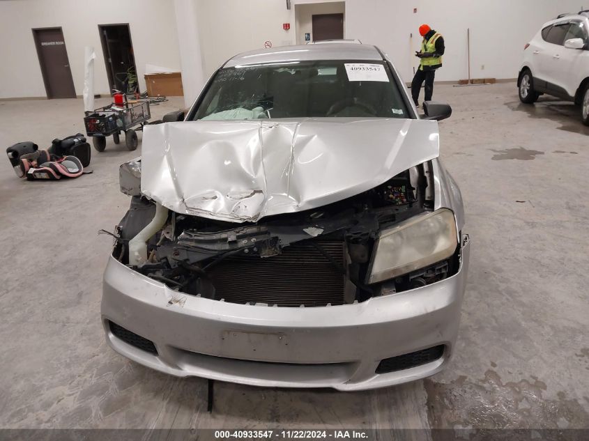 2011 DODGE AVENGER VIN: 1B3BD4FB6BN540196