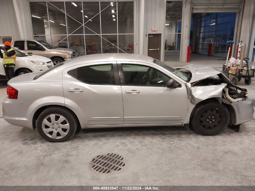 2011 DODGE AVENGER VIN: 1B3BD4FB6BN540196