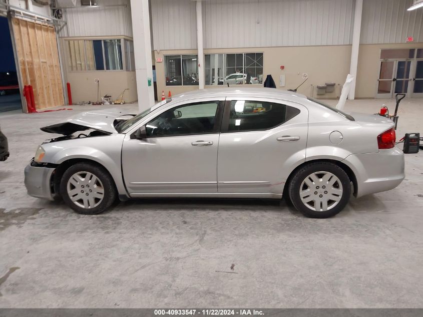 2011 DODGE AVENGER VIN: 1B3BD4FB6BN540196