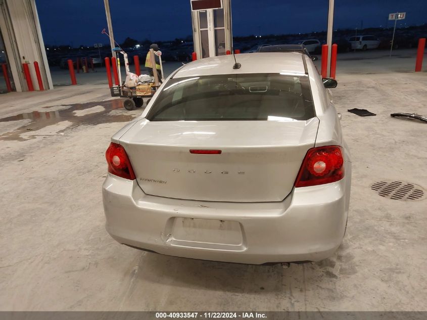2011 DODGE AVENGER VIN: 1B3BD4FB6BN540196