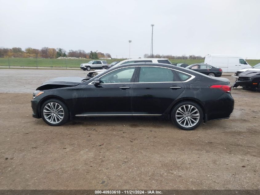 2017 Genesis G80 3.8 VIN: KMHGN4JE9HU175476 Lot: 40933618