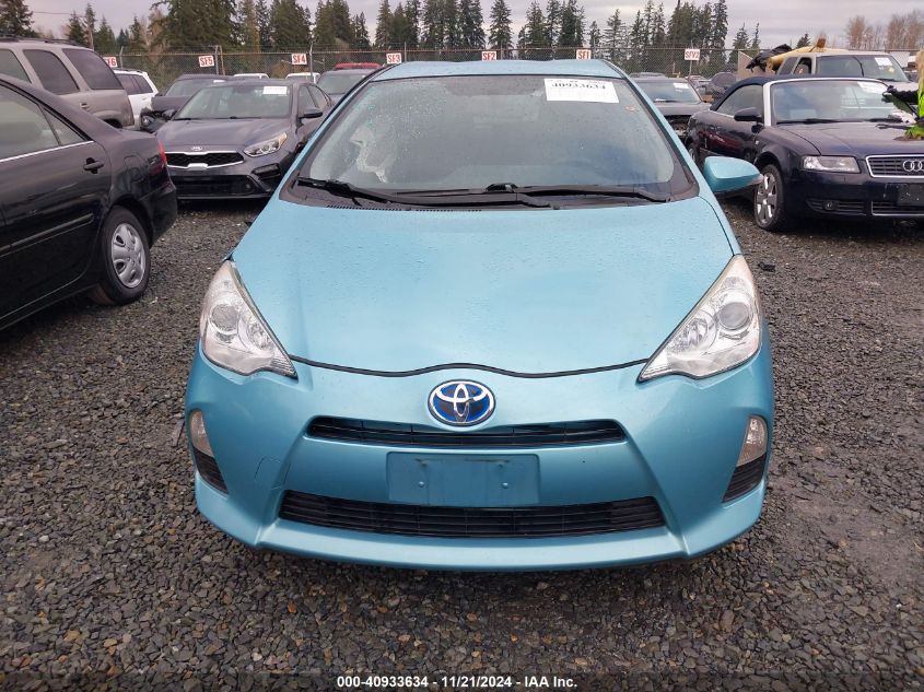 2014 Toyota Prius C Three VIN: JTDKDTB39E1081460 Lot: 40933634