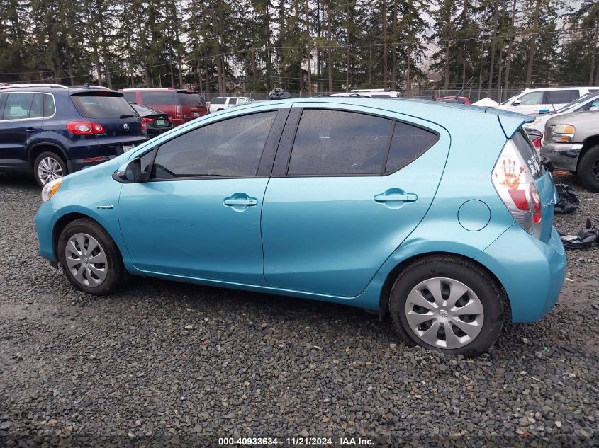 2014 Toyota Prius C Three VIN: JTDKDTB39E1081460 Lot: 40933634