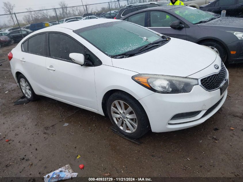 2014 Kia Forte Lx VIN: KNAFX4A62E5239282 Lot: 40933729