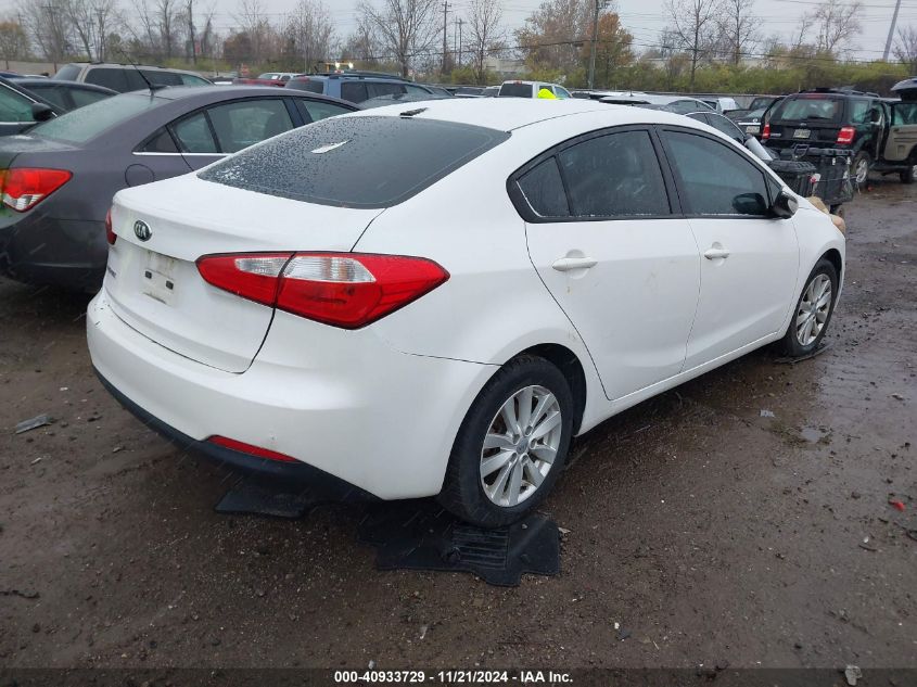 2014 Kia Forte Lx VIN: KNAFX4A62E5239282 Lot: 40933729