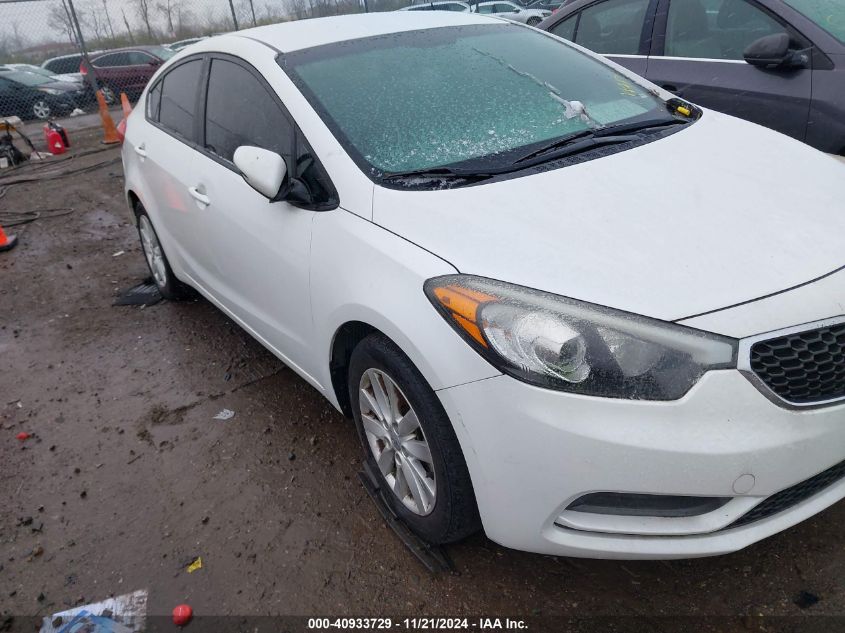 2014 Kia Forte Lx VIN: KNAFX4A62E5239282 Lot: 40933729