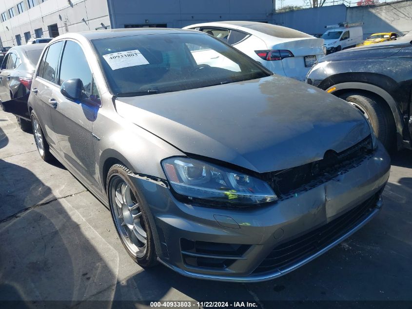 2016 Volkswagen Golf R 4-Door VIN: WVWUF7AU8GW175968 Lot: 40933803