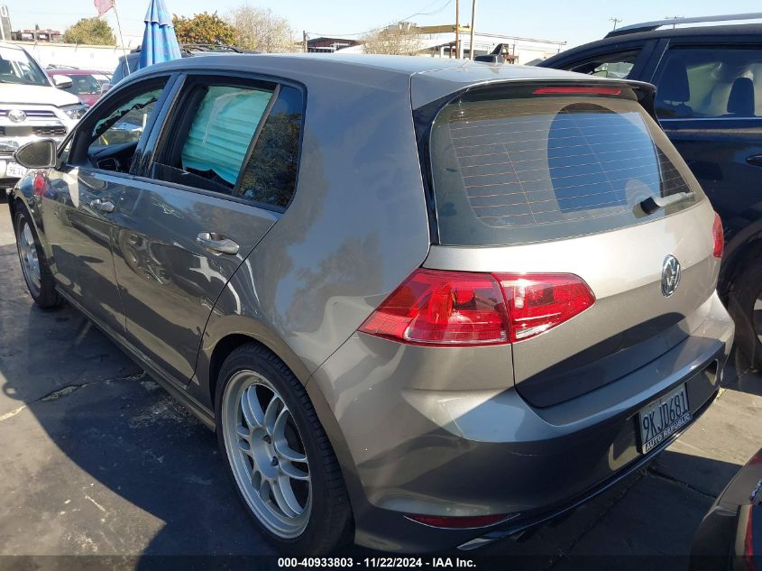 2016 Volkswagen Golf R 4-Door VIN: WVWUF7AU8GW175968 Lot: 40933803