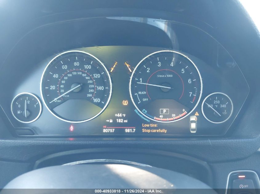 2016 BMW 340I VIN: WBA8B7G53GNU36956