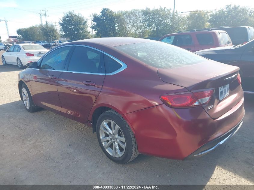 2015 Chrysler 200 Limited VIN: 1C3CCCABXFN748177 Lot: 40933868