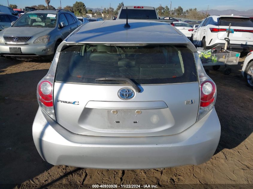 2012 Toyota Prius C Four VIN: JTDKDTB38C1024535 Lot: 40933926