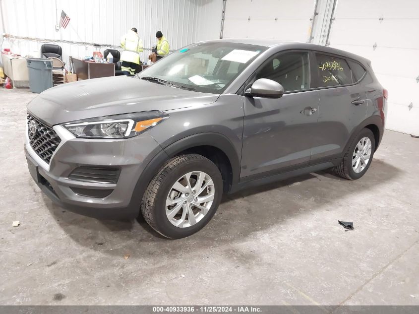 VIN KM8J2CA4XMU325220 2021 Hyundai Tucson, SE no.2