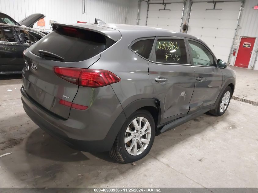 VIN KM8J2CA4XMU325220 2021 Hyundai Tucson, SE no.4