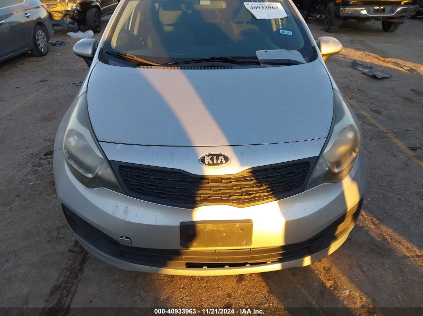 2013 Kia Rio Lx VIN: KNADM4A32D6158779 Lot: 40933963